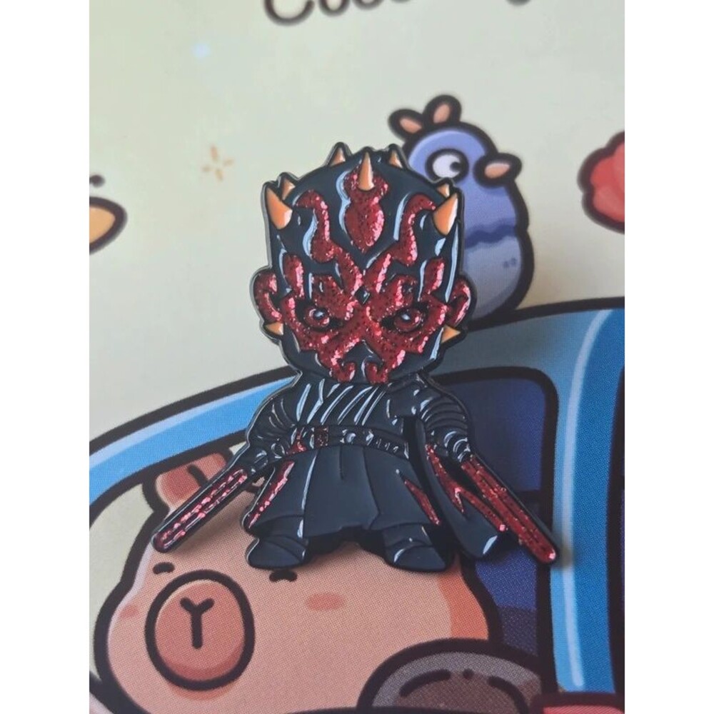 Star wars disney Darth Maul chibi enamel pin
